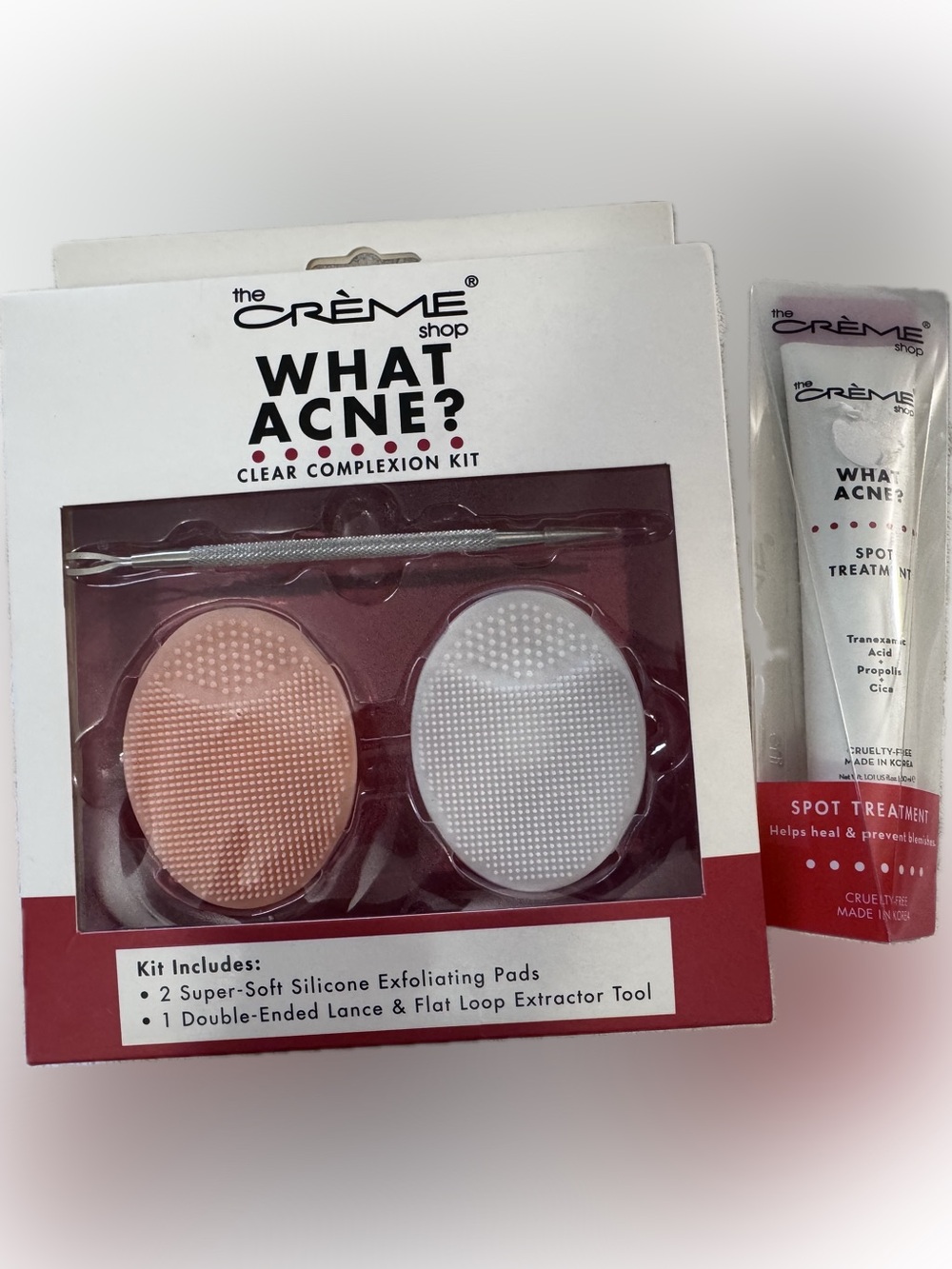The Crème Shop What Acne? Spot Treatment AND Acne Spot Treatment Kit NWT
